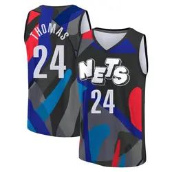 Cam Thomas Brooklyn Nets Youth Fast Break 2023/24 City Edition Jersey - Black