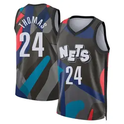 Cam Thomas Brooklyn Nets Youth Swingman 2023/24 City Edition Jersey - Black