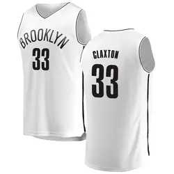 Nic Claxton Brooklyn Nets Men's Fast Break Jersey - Association Edition - White