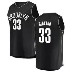 Nic Claxton Brooklyn Nets Men's Fast Break Jersey - Icon Edition - Black