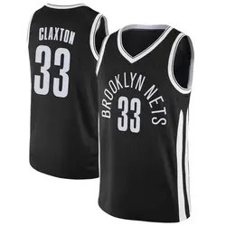 Nic Claxton Brooklyn Nets Men's Swingman Jersey - City Edition - Black